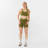 V-SHAPE SHORT KHAKI