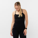 V-SHAPE TOP BLACK