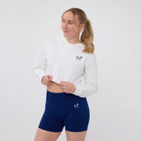 Cropped Hoodie White
