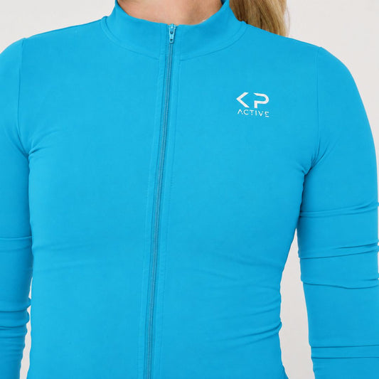 SEASONAL TEAL ZIPPER