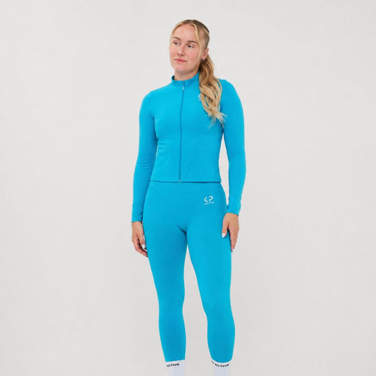 SEASONAL TEAL ZIPPER