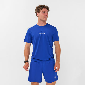 MEN T-SHIRT ACTIVE BLUE