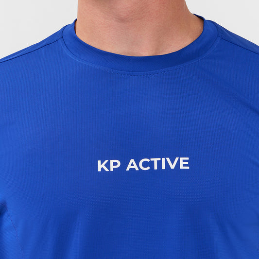 MEN T-SHIRT ACTIVE BLUE