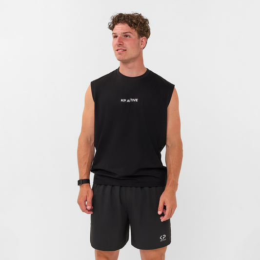 MEN TANK TOP BLACK