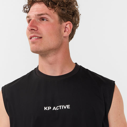 MEN TANK TOP BLACK