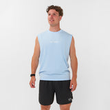 MEN TANK TOP ICE BLUE