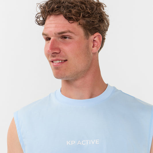 MEN TANK TOP ICE BLUE