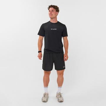 MEN RUNNING SHORT BLACK