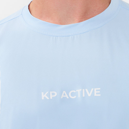 MEN T-SHIRT ICE BLUE