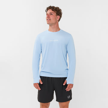 MEN LONG SLEEVE ICE BLUE