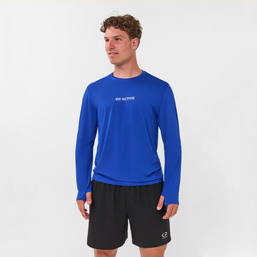 MEN LONG SLEEVE ACTIVE BLUE