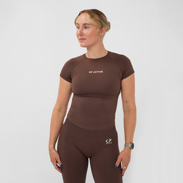 SEASONAL TEE BROWN