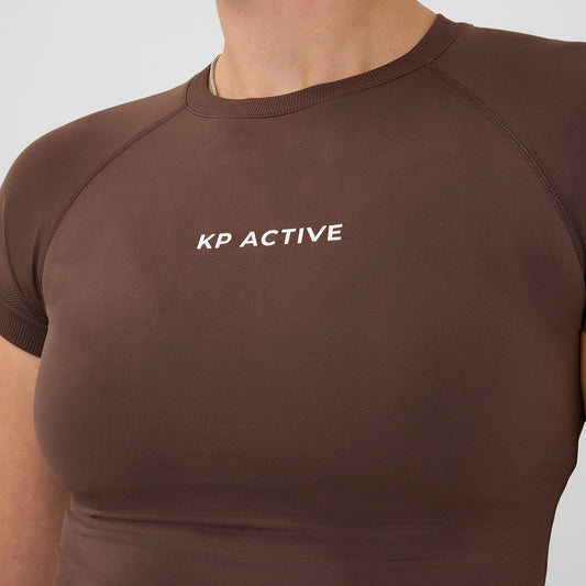 SEASONAL TEE BROWN