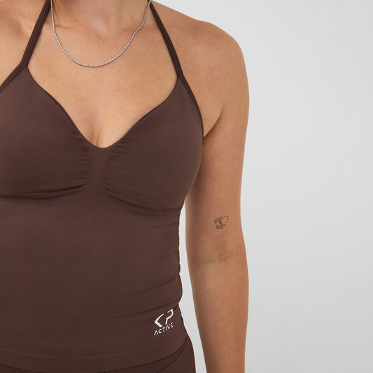 SEASONAL TOP BROWN