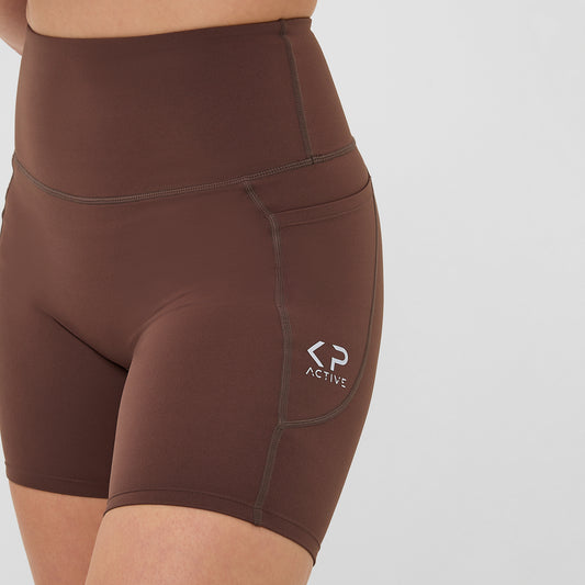 ELEVATE RUNNING SHORT BROWN