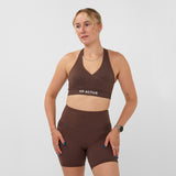 PERFORMANCE BRA BROWN