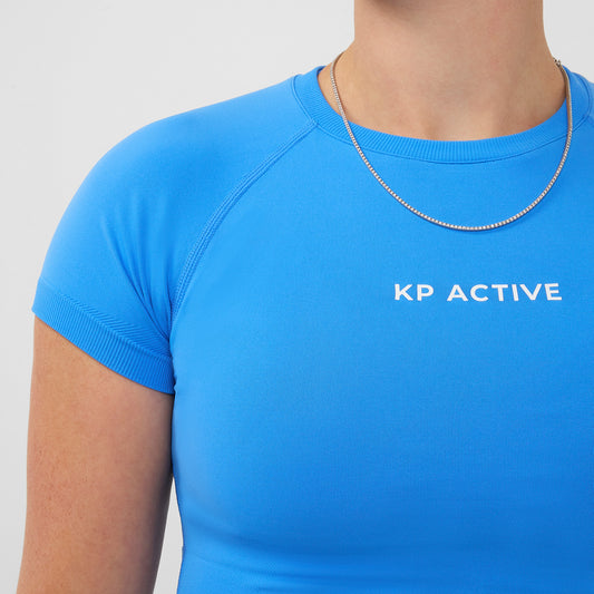 SEASONAL TEE MARINA BLUE