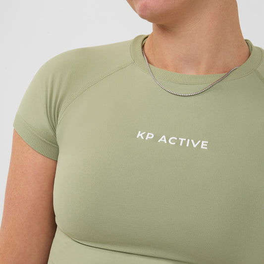 SEASONAL TEE SAGE GREEN