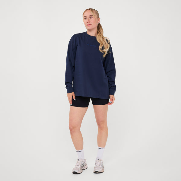 LONG SLEEVE SHIRT NAVY BLUE – KP Active