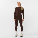 V-SHAPE LEGGING BROWN