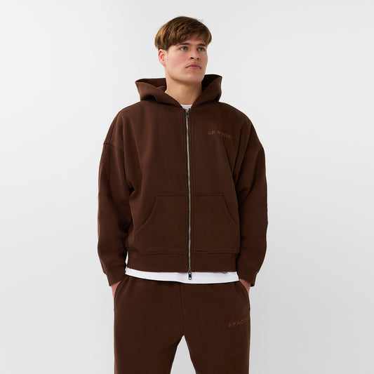 SERIES ZIPPER BROWN