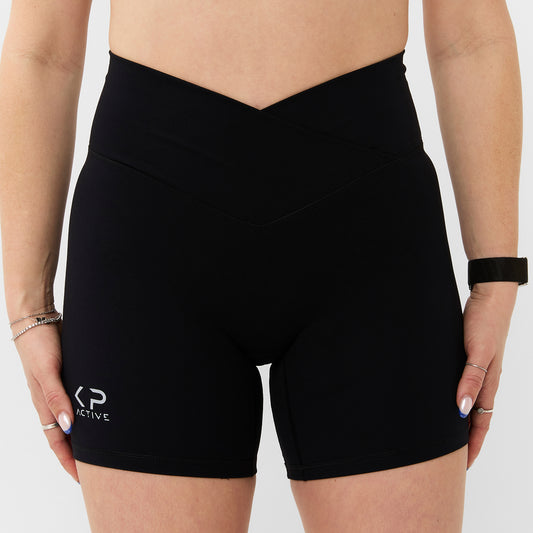 V-SHAPE SHORT BLACK