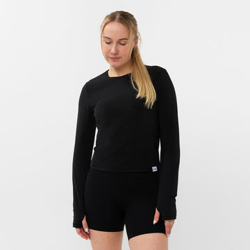 MESH LONGSLEEVE BLACK