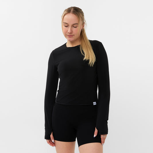 MESH LONGSLEEVE BLACK