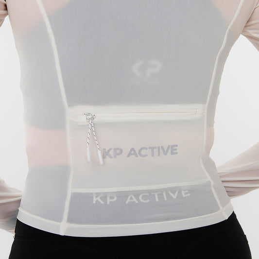 MESH LONG SLEEVE WHITE