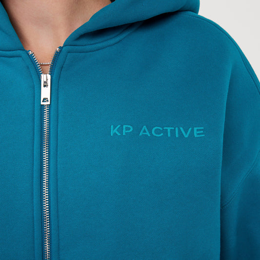 SERIES ZIPPER TEAL