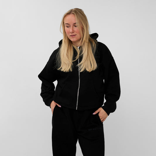 SERIES ZIPPER JACKET BLACK