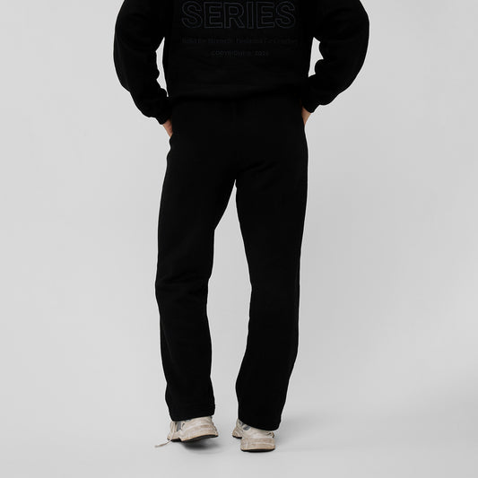 SERIES STRAIGHT JOGGER BLACK