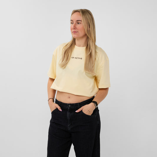 OVERSIZED T-SHIRT BUTTER YELLOW