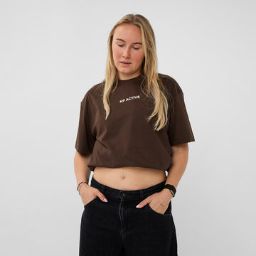 OVERSIZED T-SHIRT BROWN