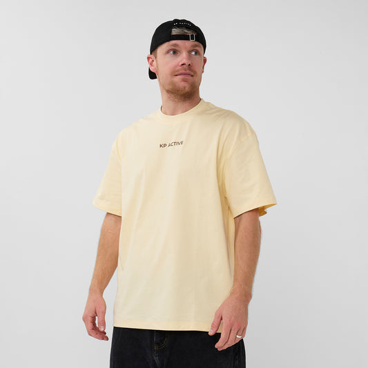 OVERSIZED T-SHIRT BUTTER YELLOW