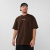 OVERSIZED T-SHIRT BROWN