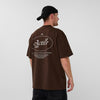 OVERSIZED T-SHIRT BROWN