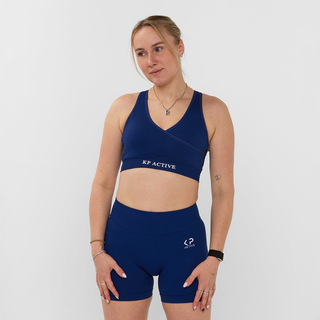 NAVY BLUE PERFORMANCE BRA – KP Active