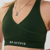 FOREST GREEN PERFORMANCE BRA