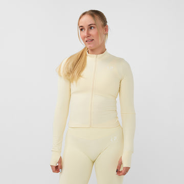 SEASONAL BUTTER YELLOW ZIPPER