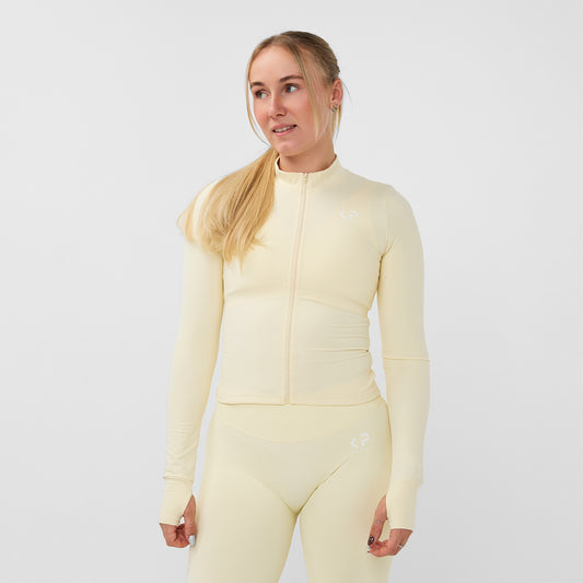 SEASONAL BUTTER YELLOW ZIPPER