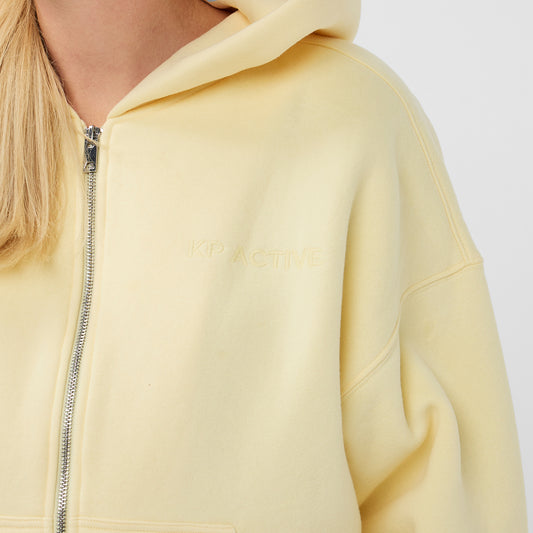 SERIES ZIPPER JACKET BUTTER YELLOW