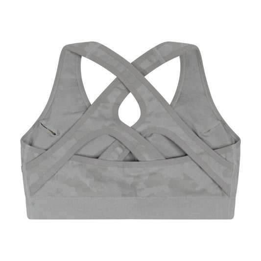 Sports Bra Camouflage Gray