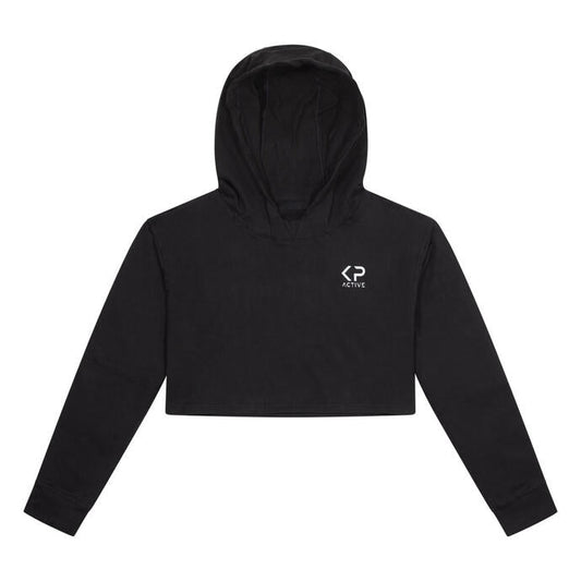 Cropped Hoodie Black