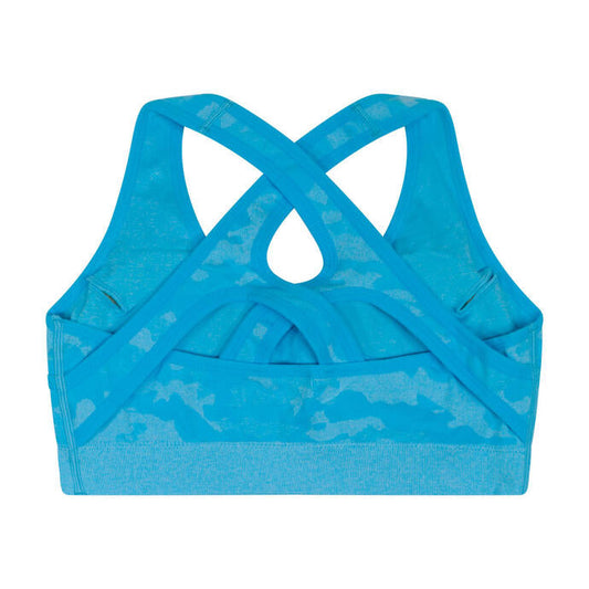 Sports Bra Camouflage Blue